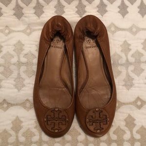 Tory Burch Reva Flats - Royal Tan